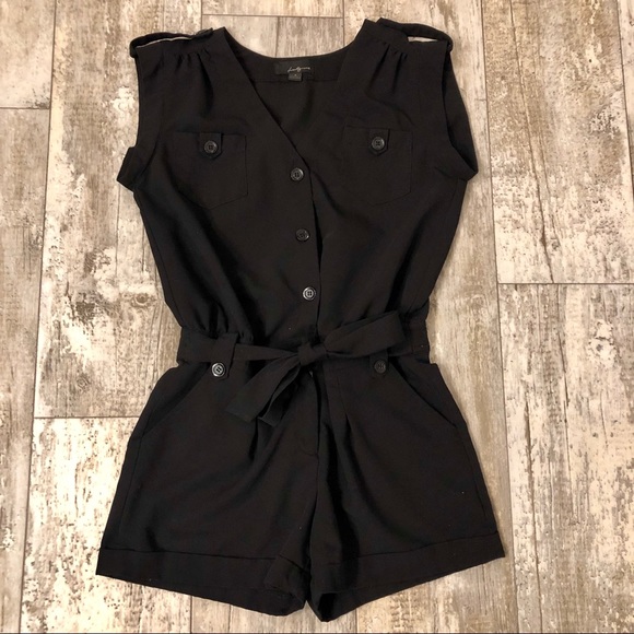 Forever 21 Other - 🔥Forever 21 Black Military Style Romper